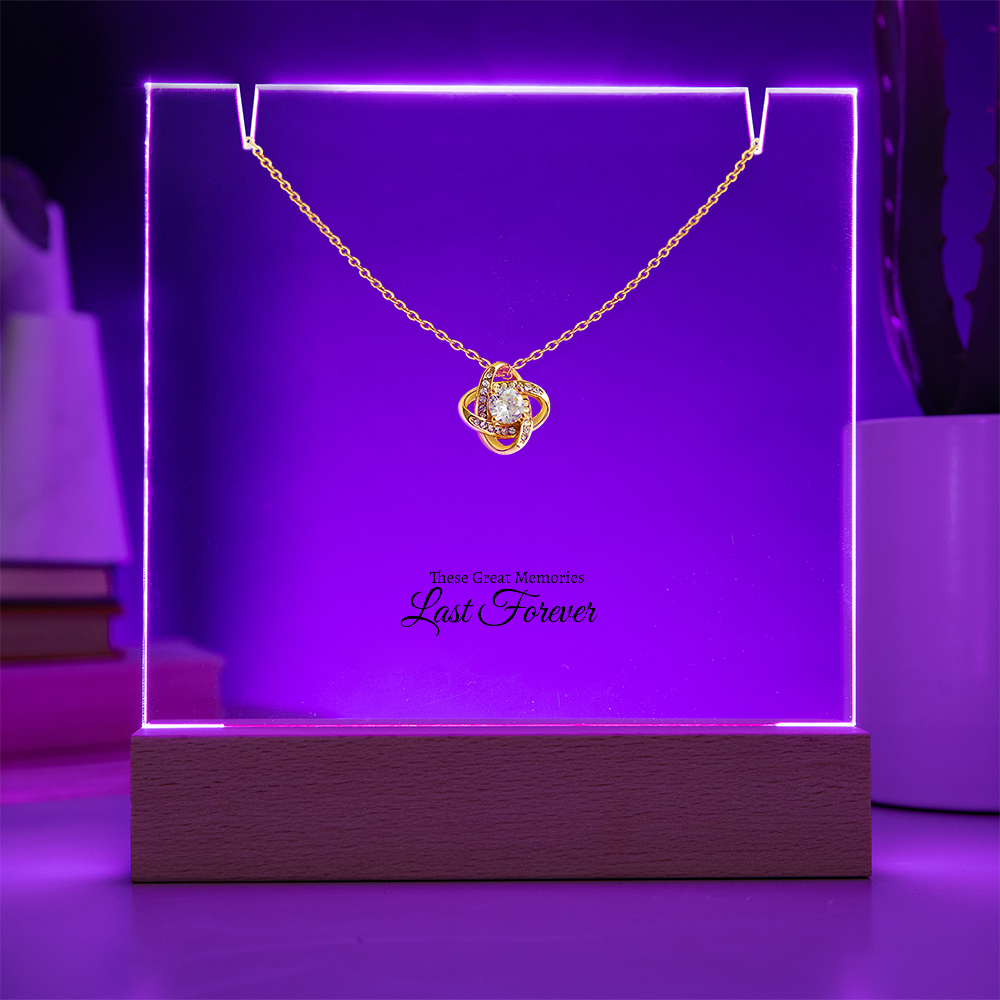 Elegant Love Knot Necklace