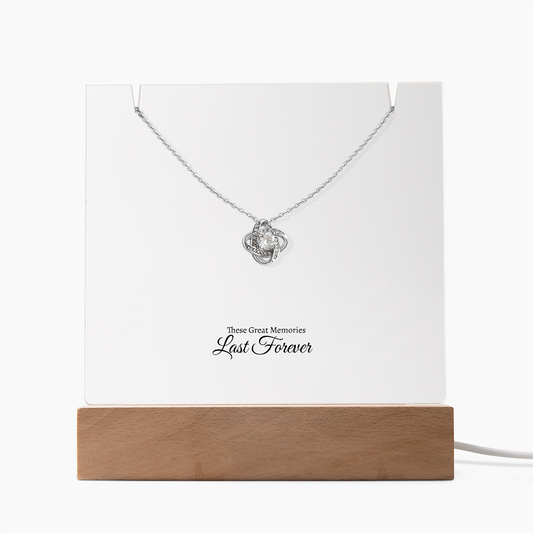 Elegant Love Knot Necklace