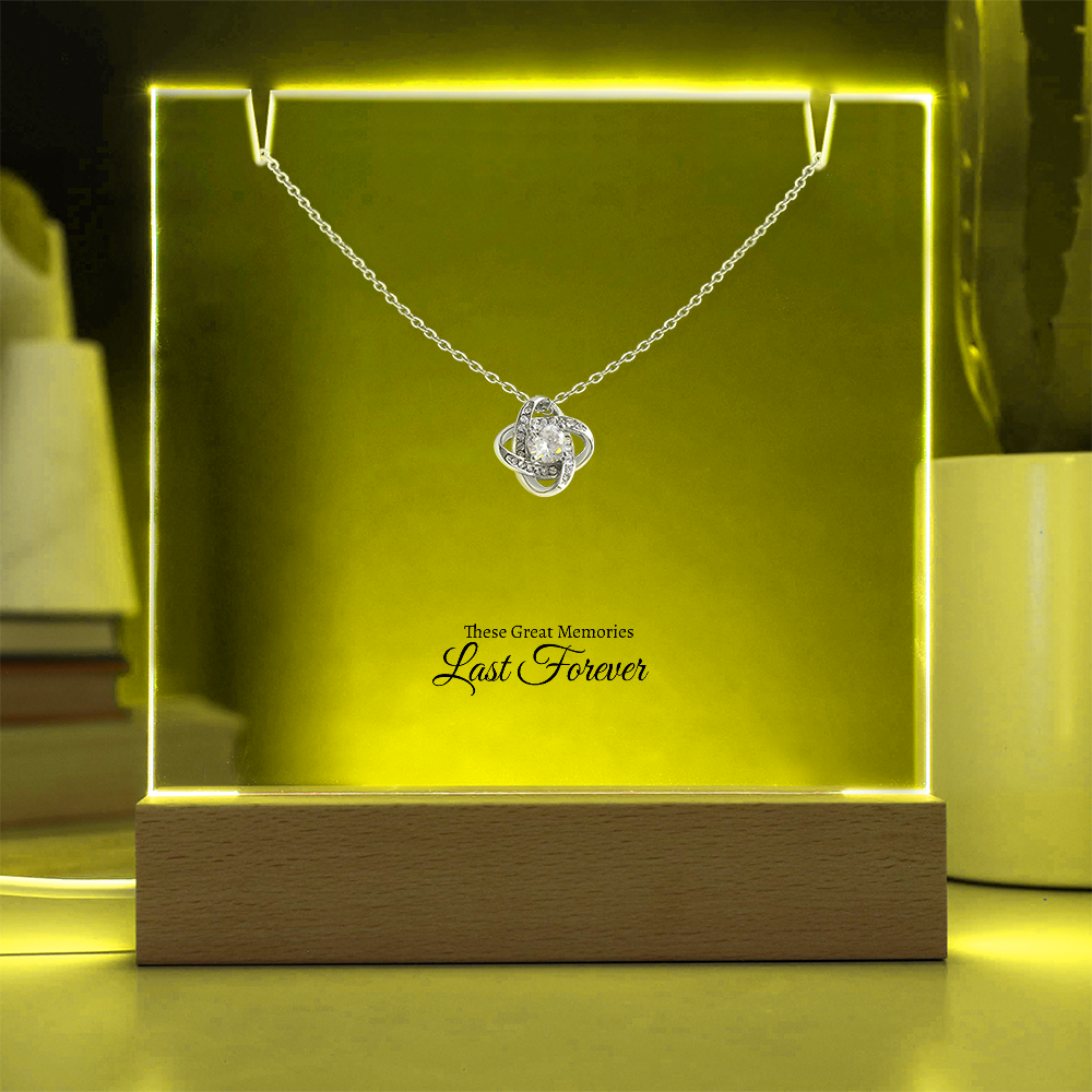 Elegant Love Knot Necklace