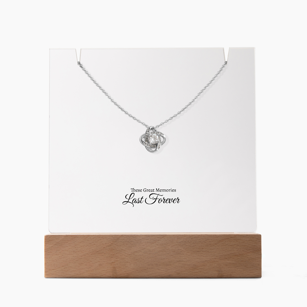 Elegant Love Knot Necklace