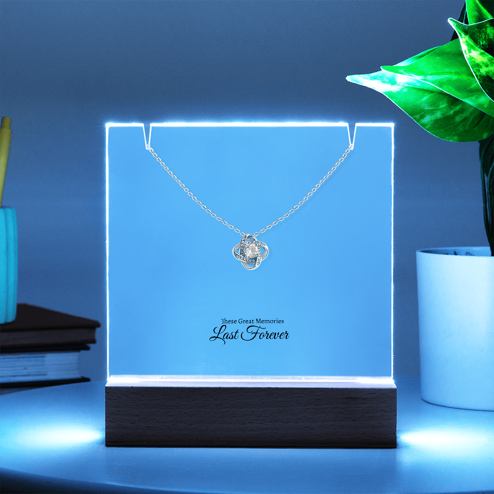 Elegant Love Knot Necklace