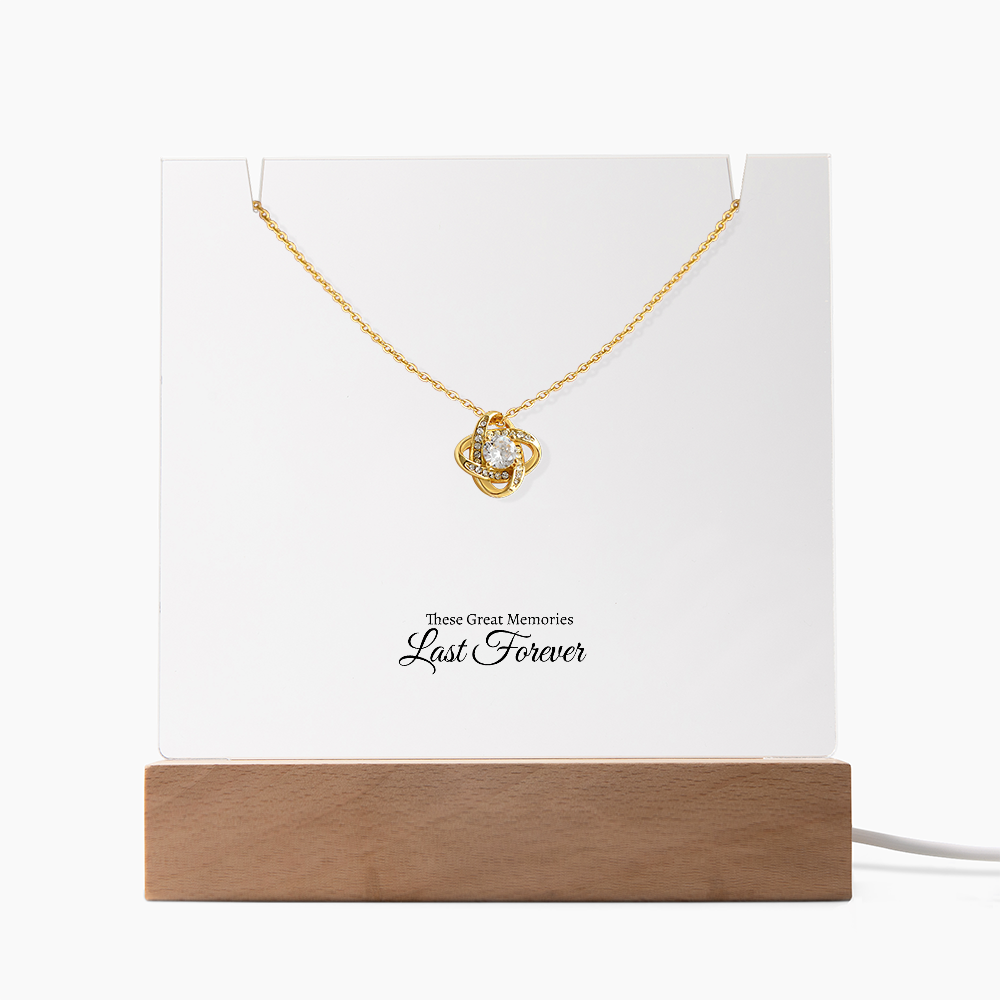Elegant Love Knot Necklace