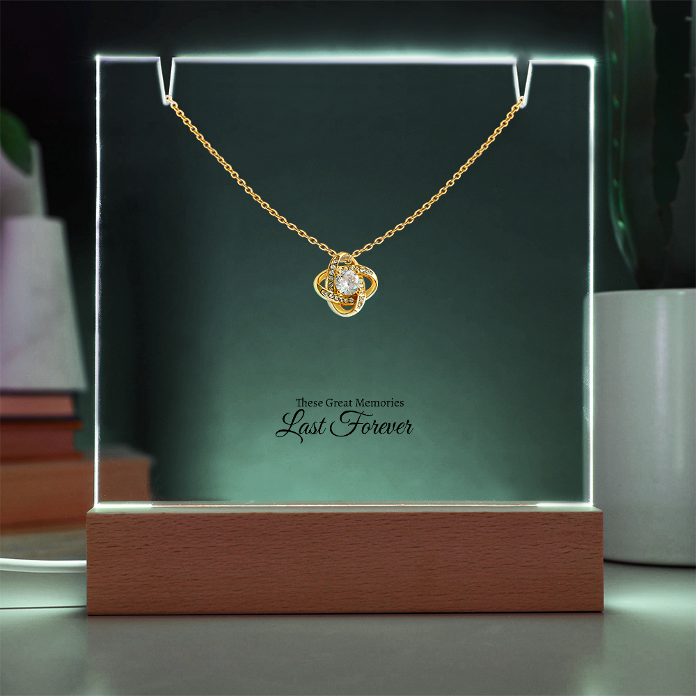 Elegant Love Knot Necklace