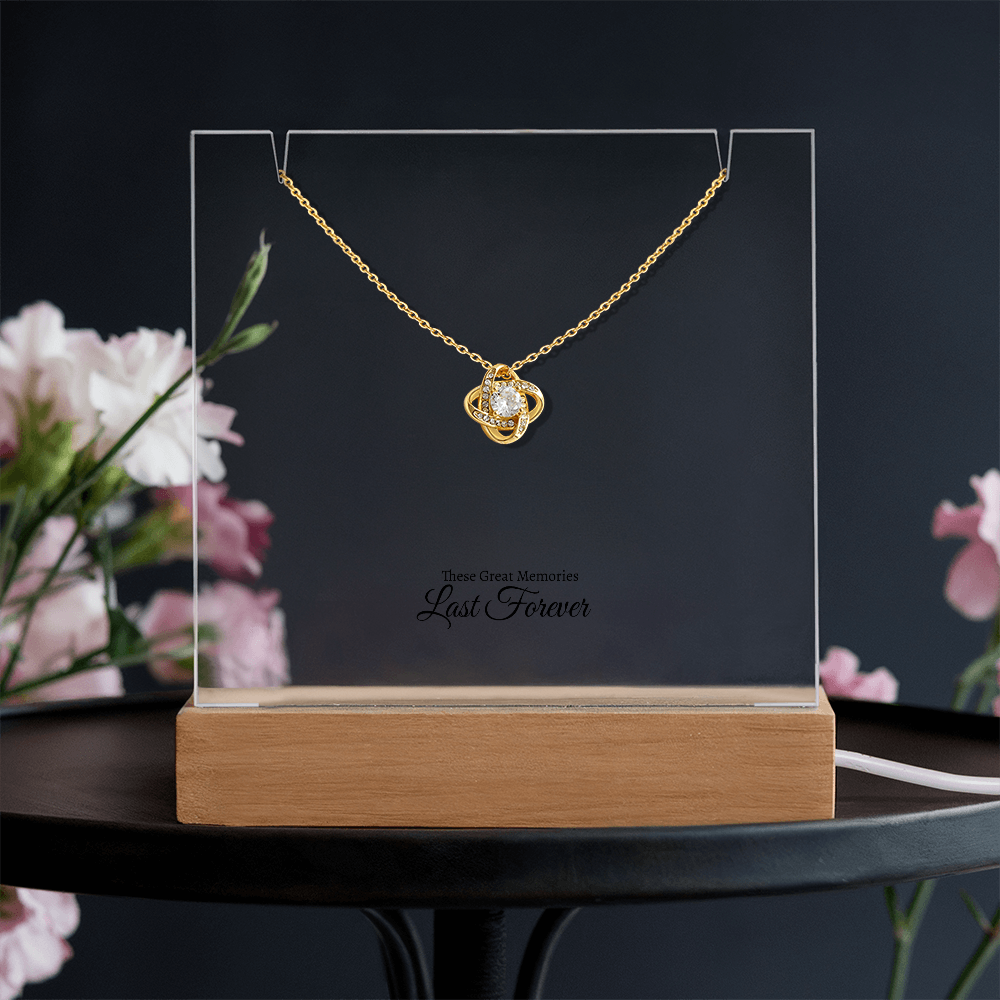Elegant Love Knot Necklace