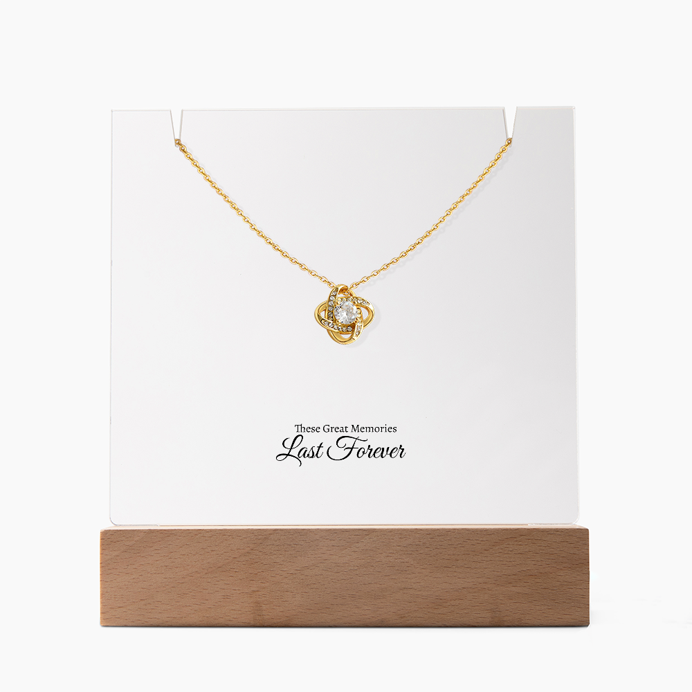 Elegant Love Knot Necklace