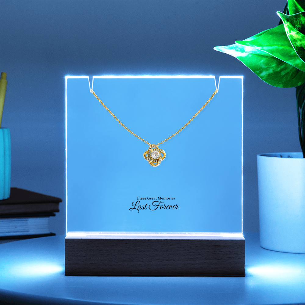 Elegant Love Knot Necklace
